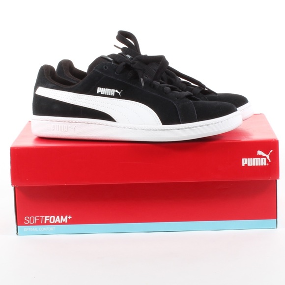 Menβs Puma Suede Leather Smash Sneaker Shoes Kicks - Picture 3 of 8